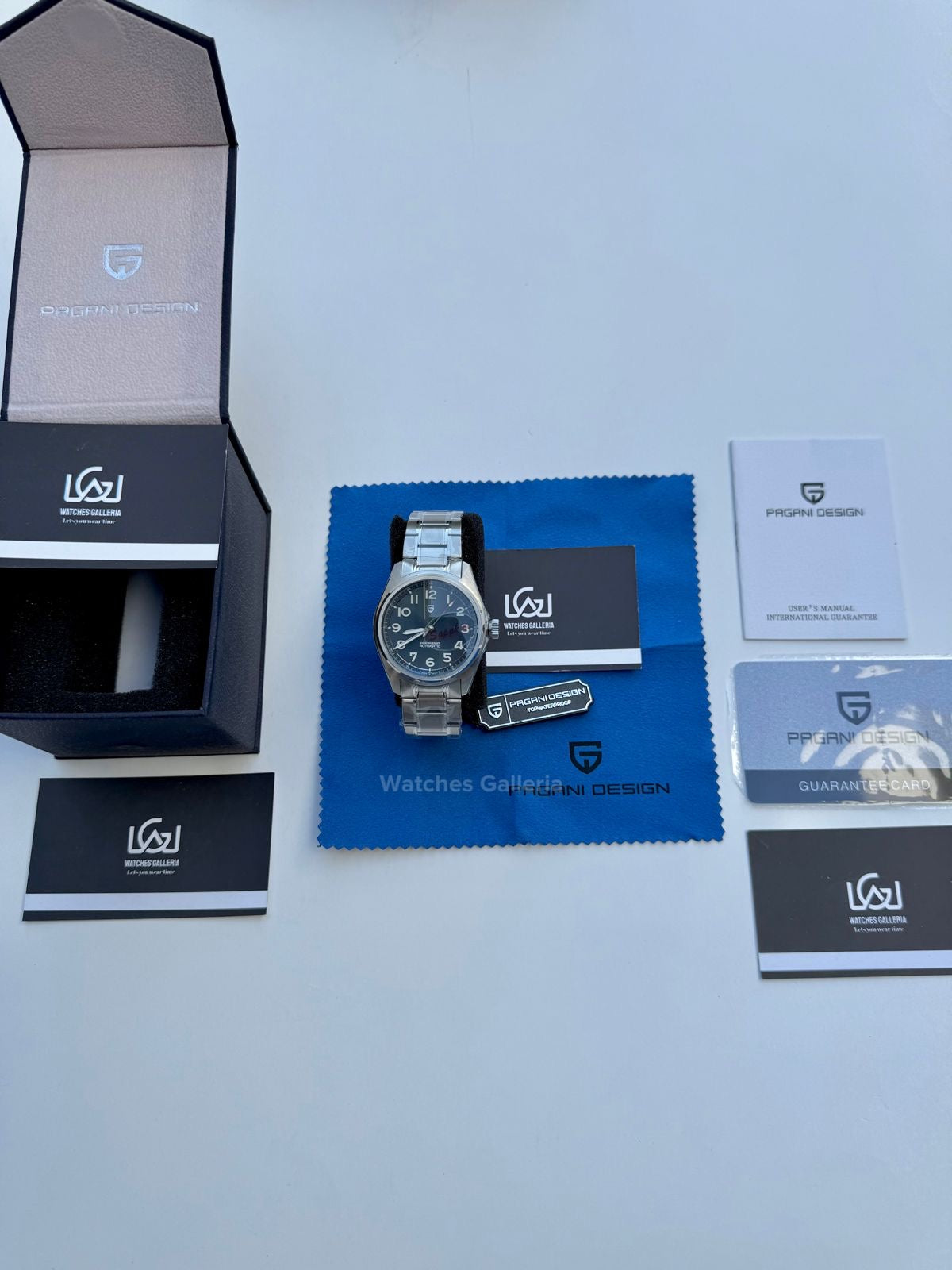 Pagani Design Spirit Pilot Automatic (Blue) PD1717 Watches Galleria
