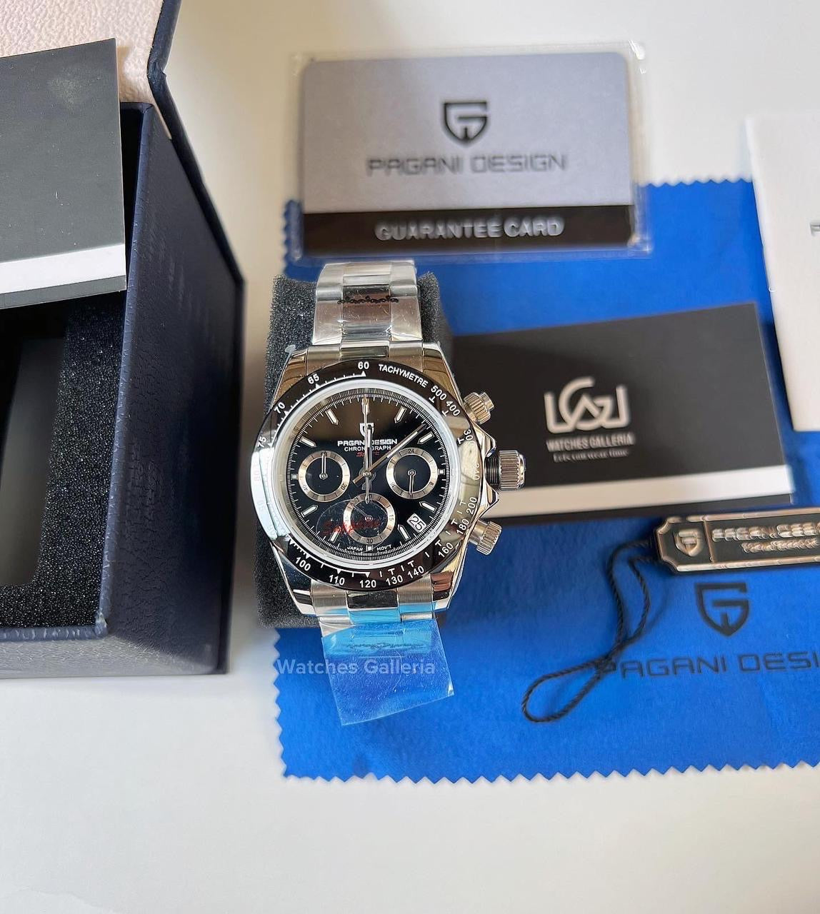 Pagani Design Daytona Quartz (Black) PD1644