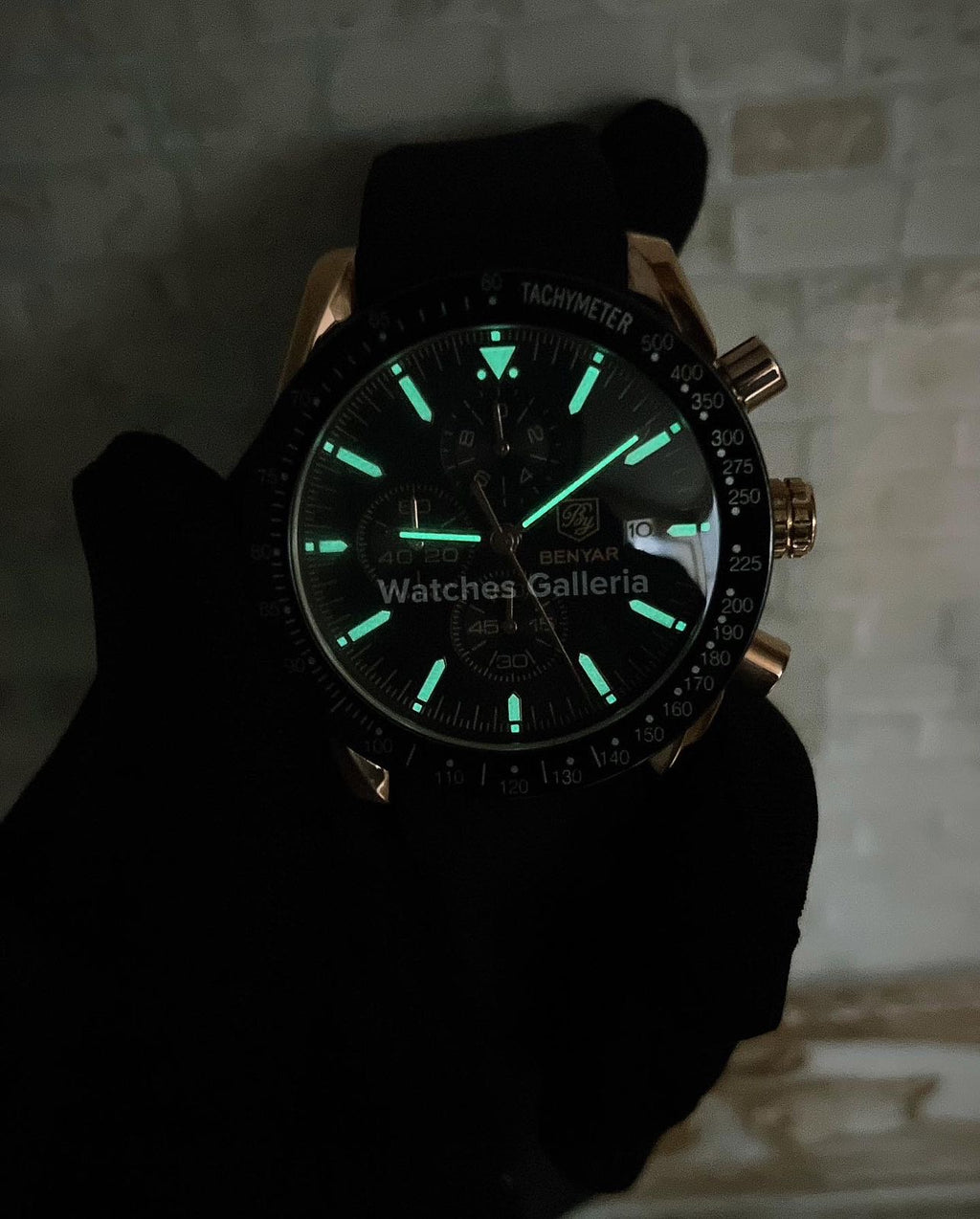 Benyar Speedmaster Quartz (Gold Black) BY5140