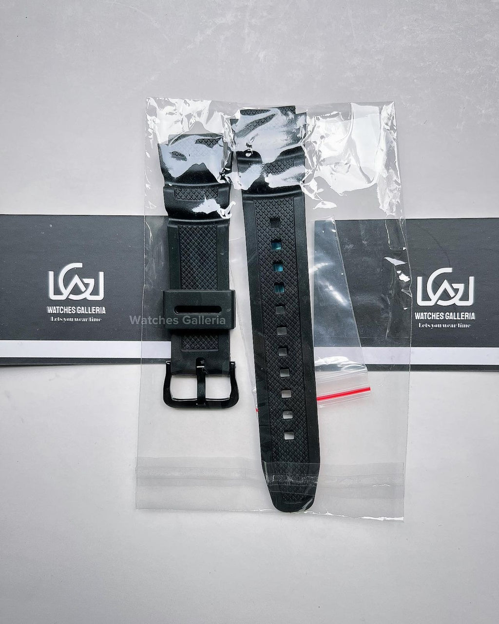 Silicon Straps (Black) For Casio W218H | F108 | AE1100 | AE1200 | SGW300 | MRW200
