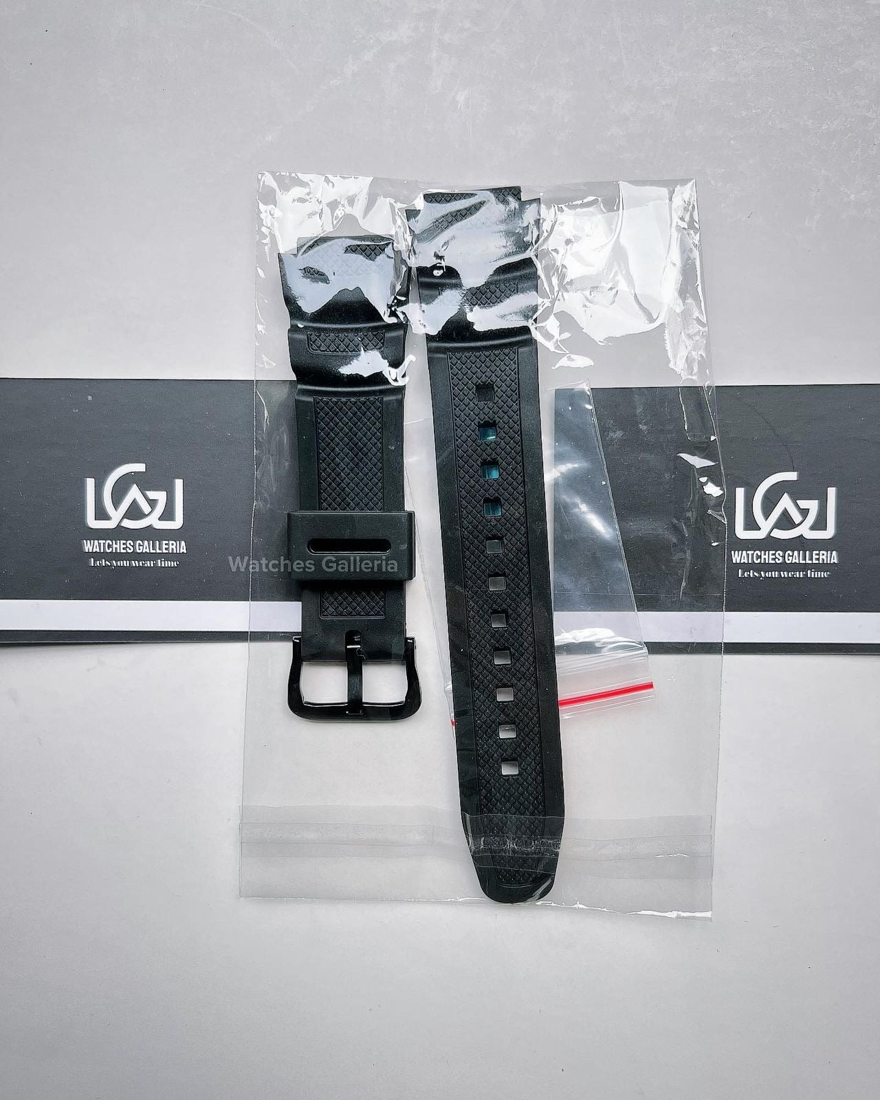 Silicon Straps (Black) For Casio W218H | F108 | AE1100 | AE1200 | SGW300 | MRW200