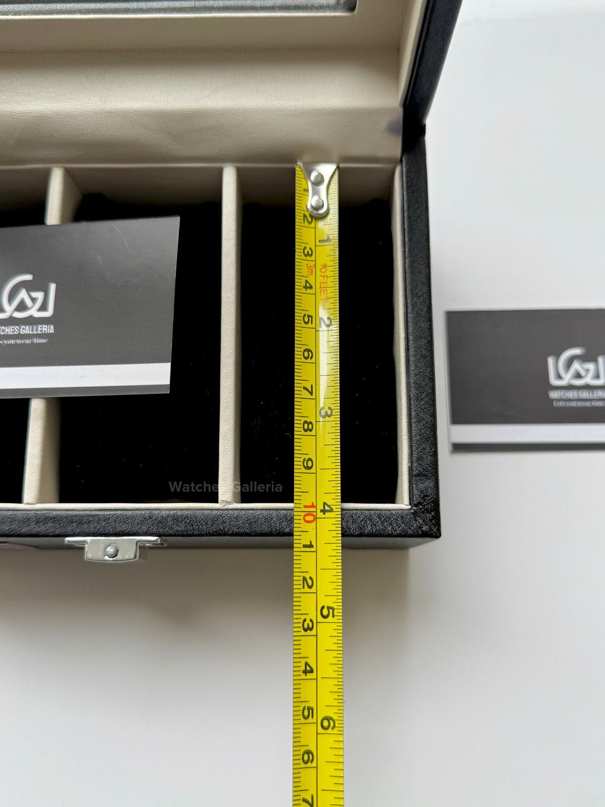 Watch Organizer Box (Black/White) | 3 Slots Watch Box | Watch Storage Box | Watch Box