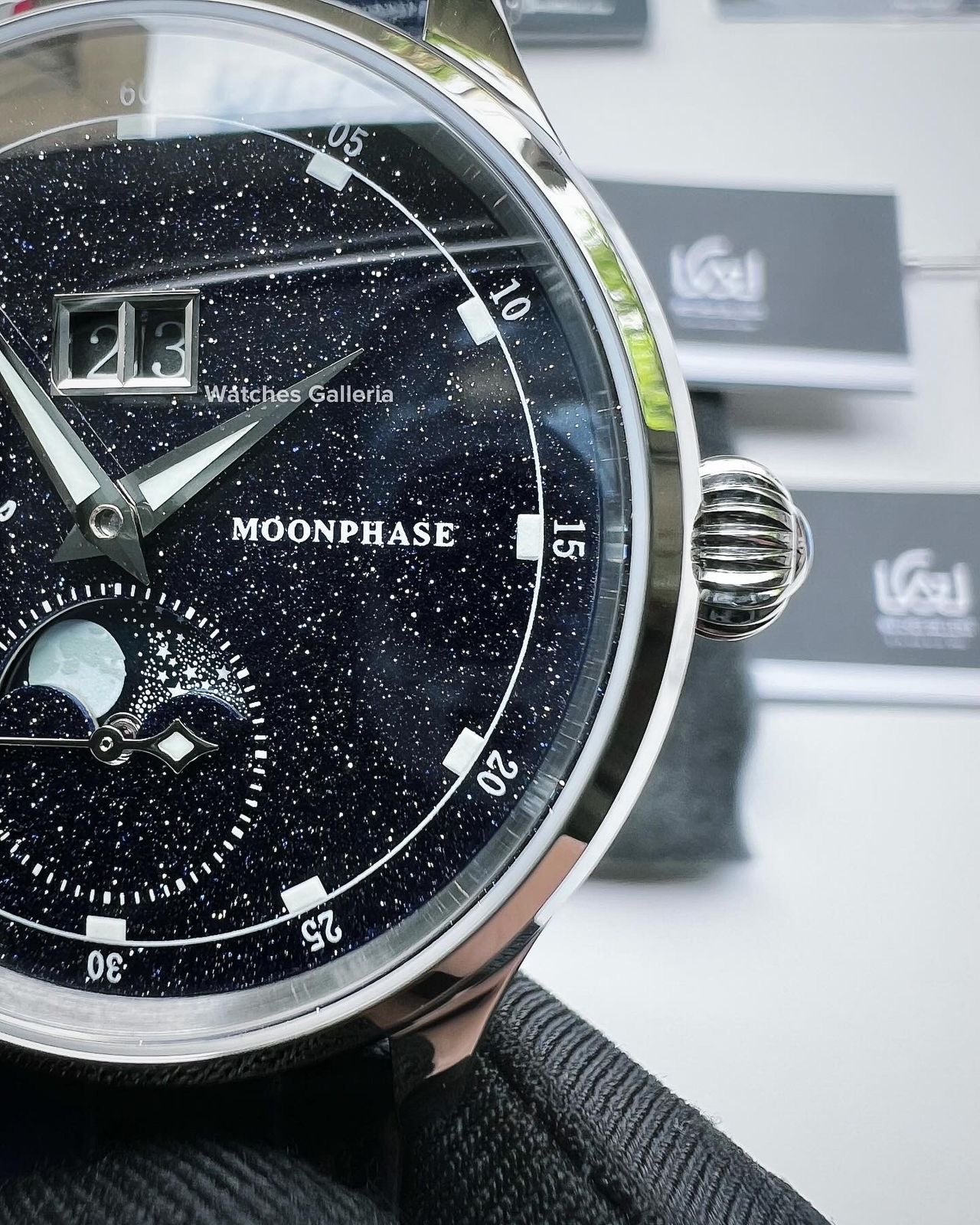 Sugess Moonphase Automatic (Blue) S401B Watches Galleria