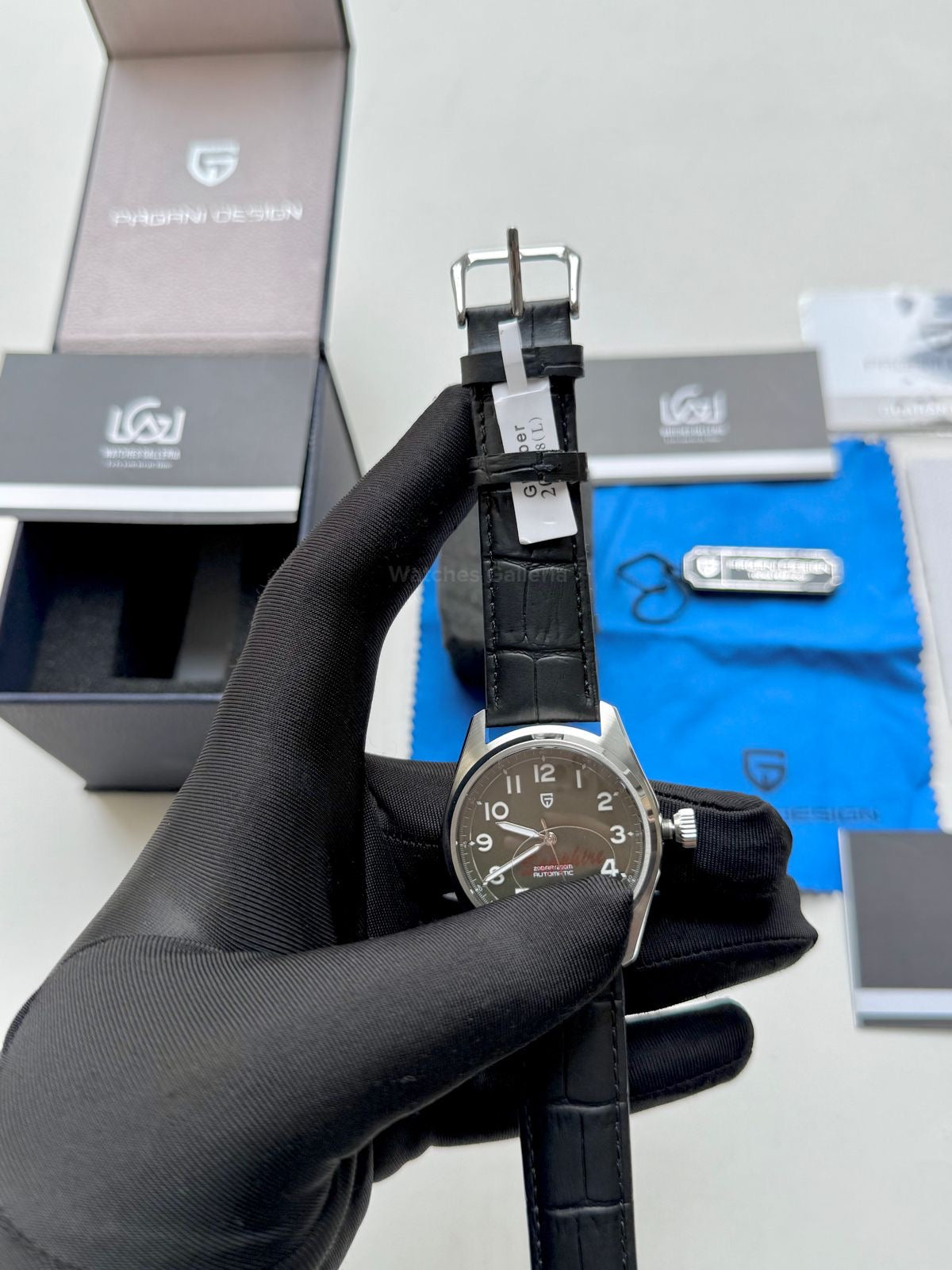 Pagani Design PD1717 Spirit Pilot Automatic (Green Leather Exclusive) Pagani Design in Pakistan