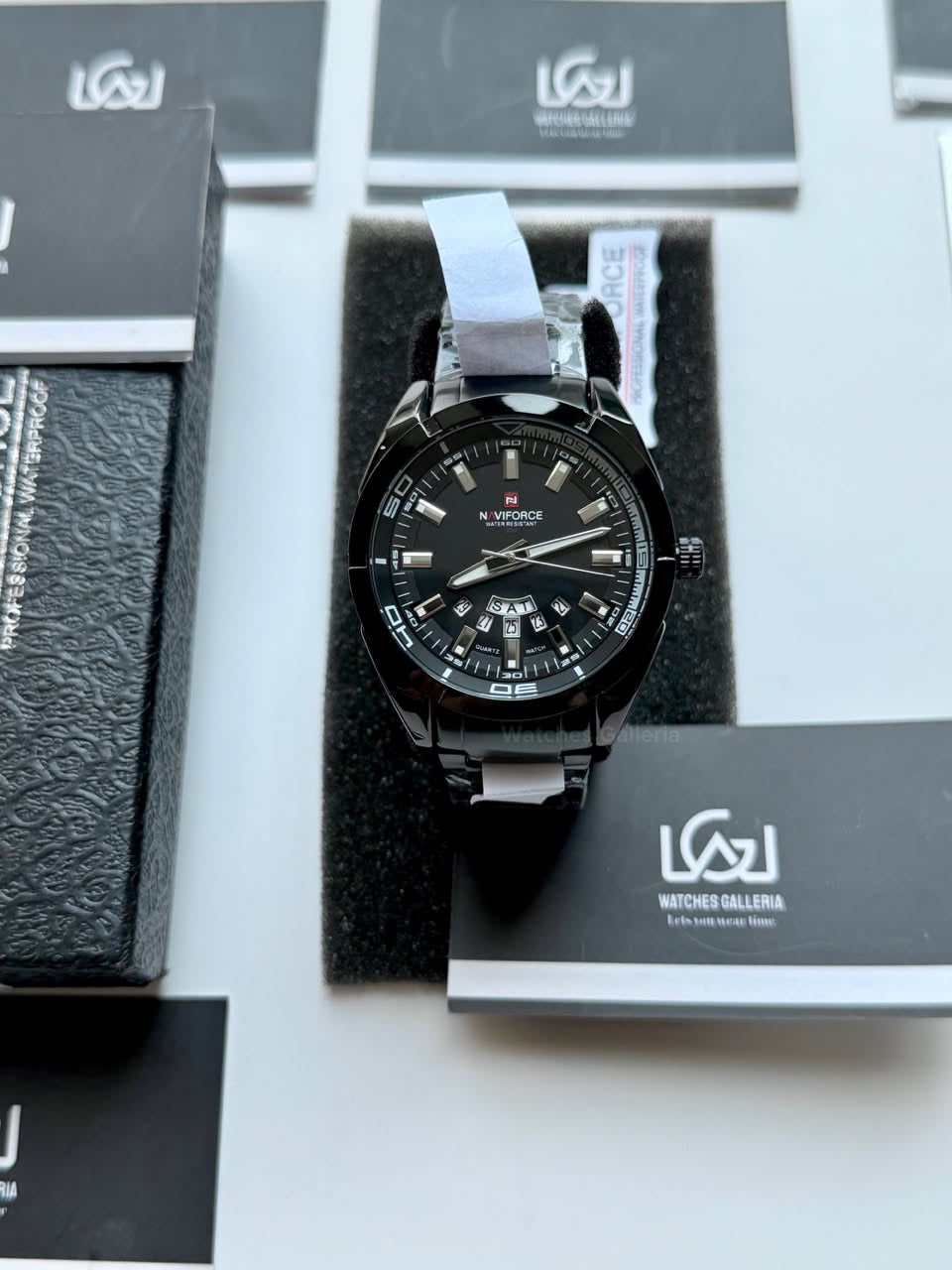 Naviforce NF9038M Original Men’s Watch Black – Japanese Movement, Mineral Glass & Water Resistant