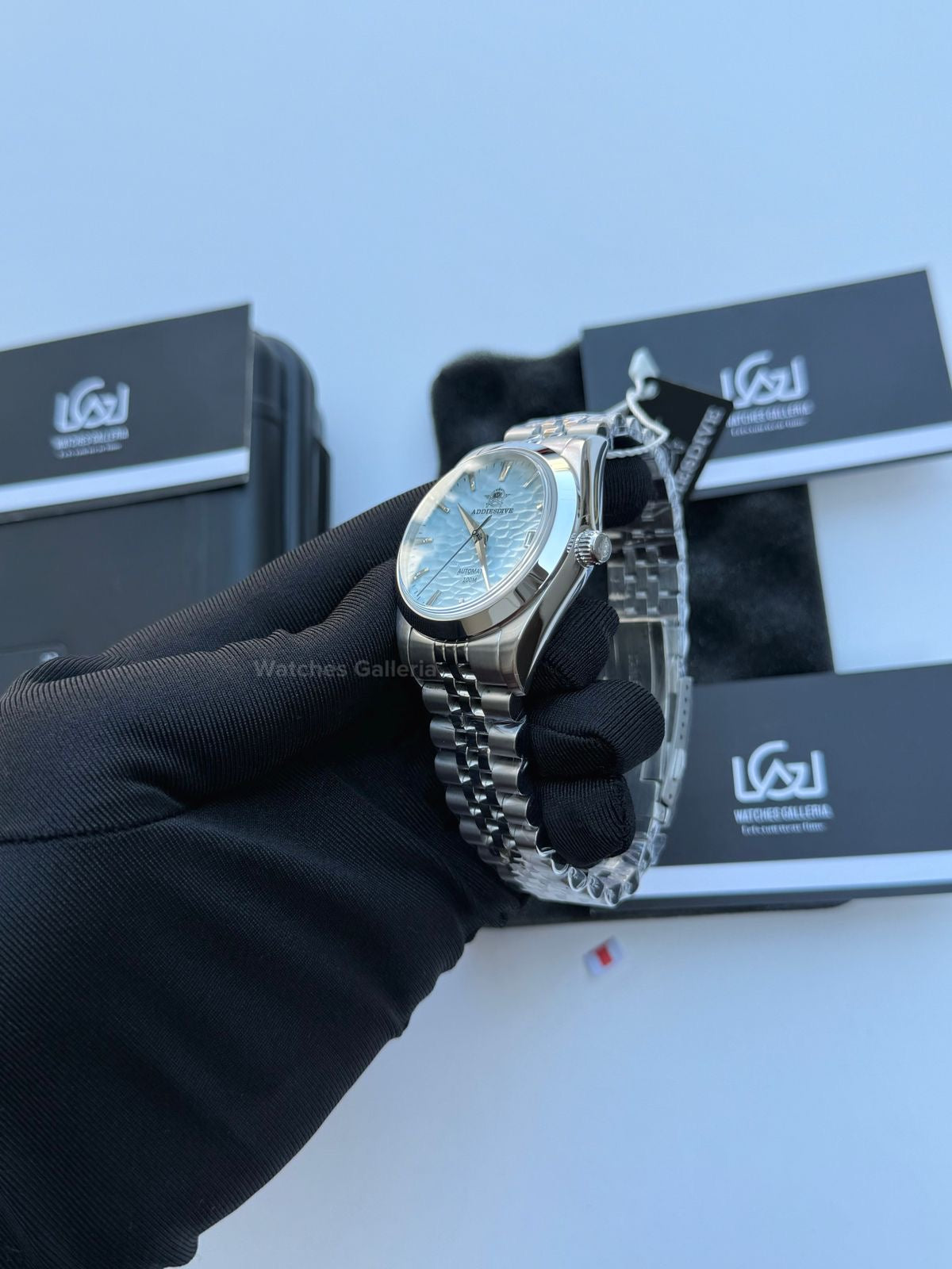 Addiesdive Omiwatari (Ice Blue) Japan Automatic Movement AD2118 Watches Galleria