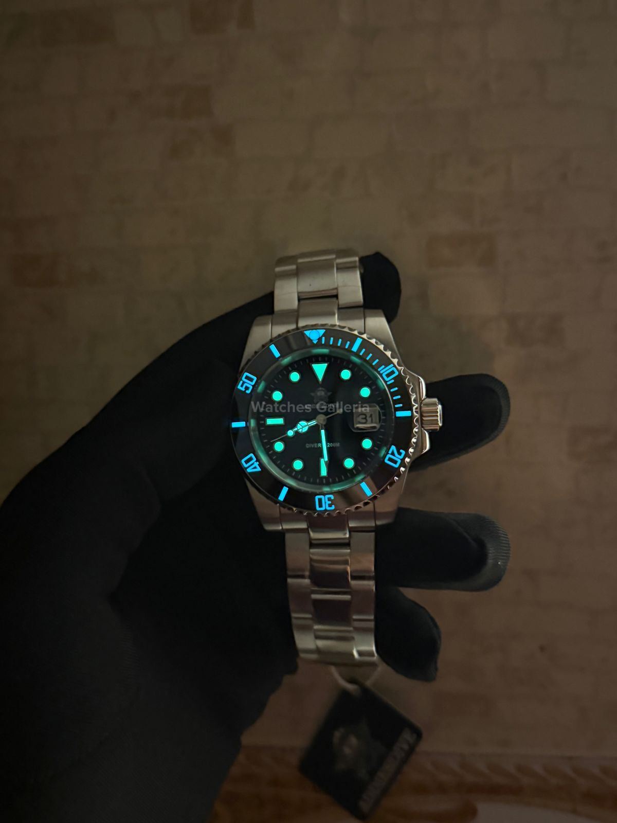 Addiesdive Submariner (Black) Quartz MY-H3-2QZ Watches Galleria