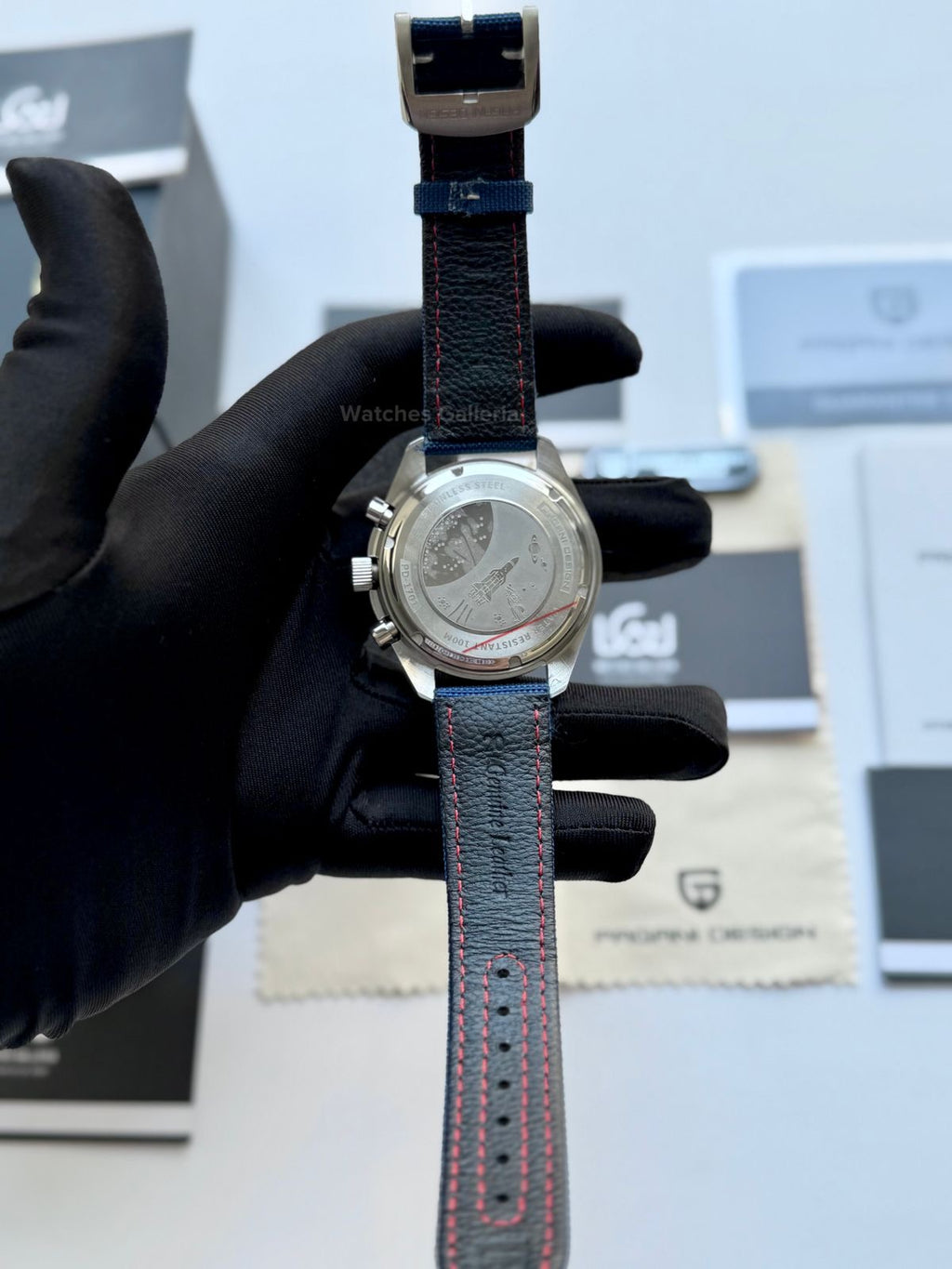 Pagani Design PD1701 Speedmaster Moonwatch Blue 40mm Chronograph – Seiko VK63 Quartz | Sapphire Crystal | 100M WR