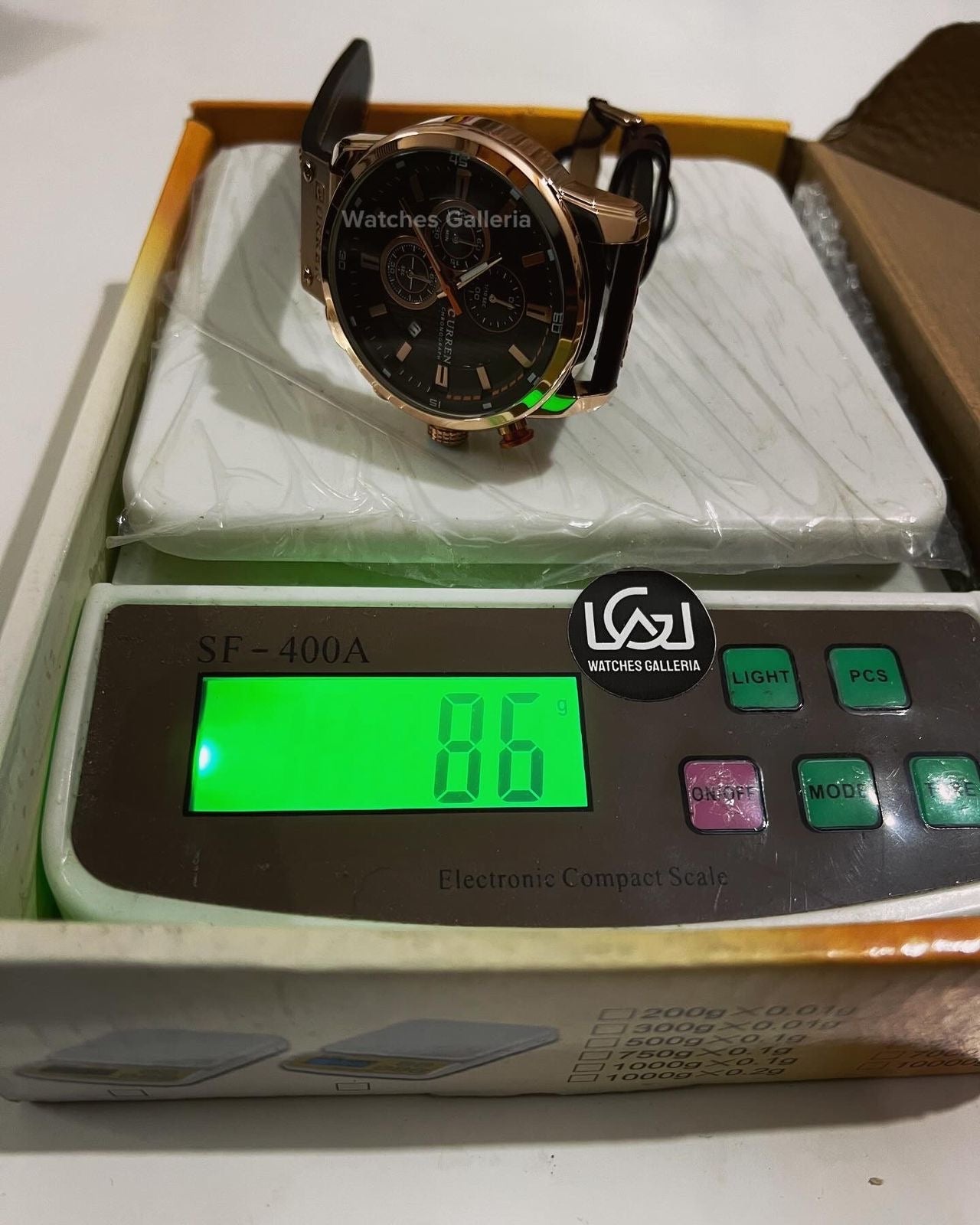 Curren Chronograph (Rose Gold Brown) C8921 Watches Galleria