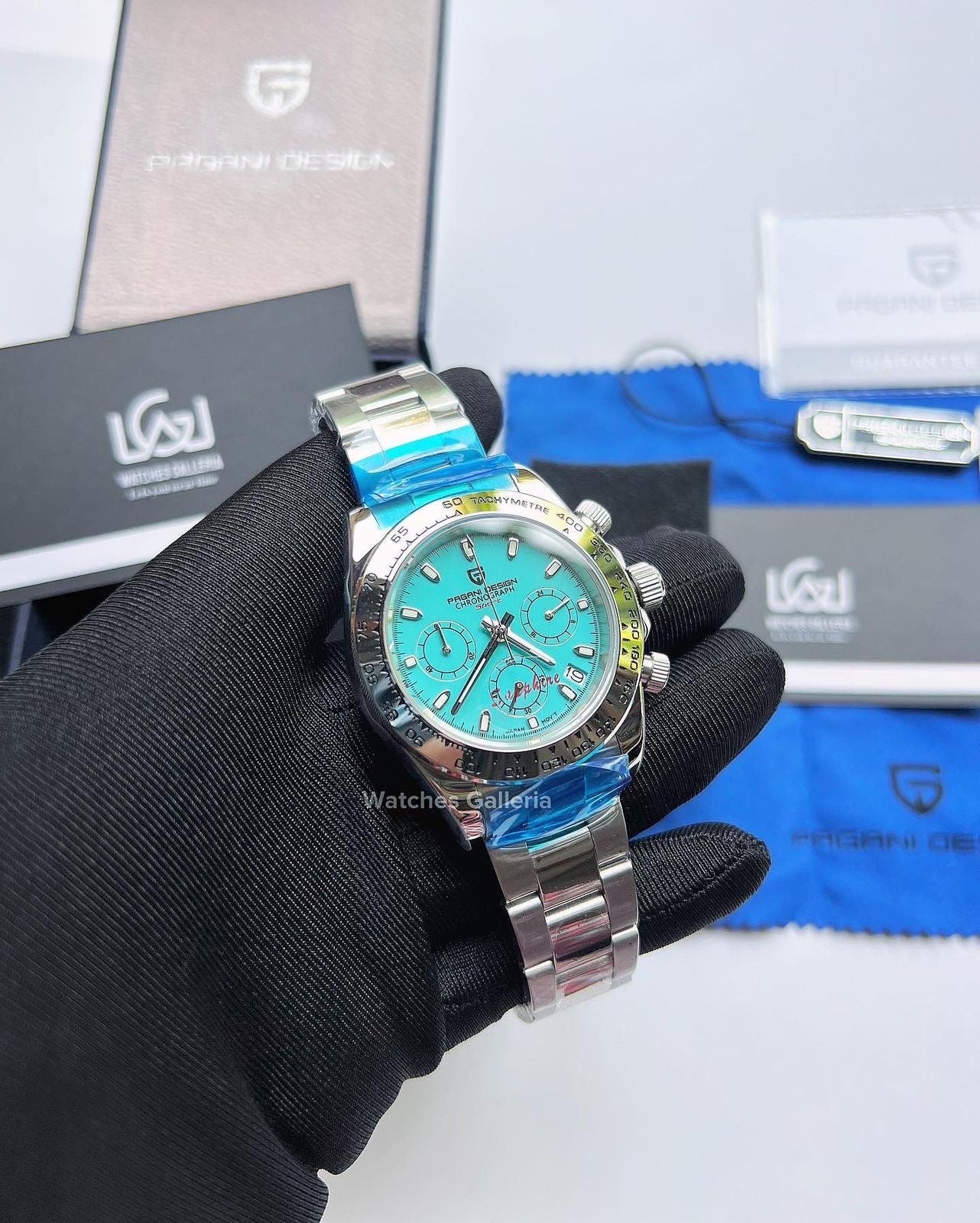 Pagani Design Daytona Quartz (Tifanny Blue) PD1727