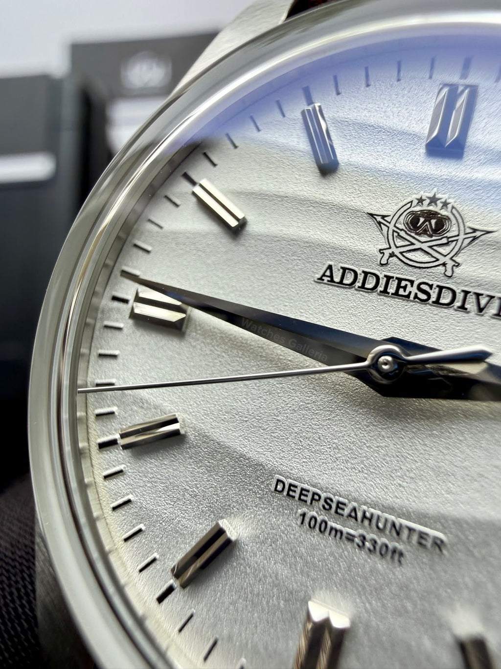 Addiesdive AD2030 Desert White Unisex Watch – 36mm Classic Desert Dial, Japan VH31 Quartz Movement, Blue Anti-Glare Mineral Glass & Genuine Suede Leather Strap