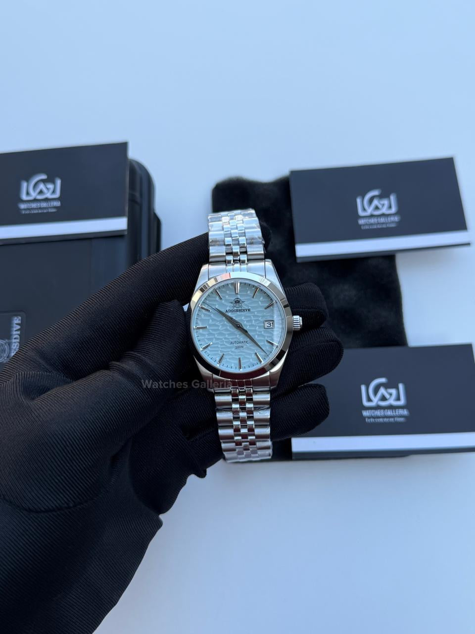Addiesdive Omiwatari (Ice Blue) Japan Automatic Movement AD2118 Watches Galleria