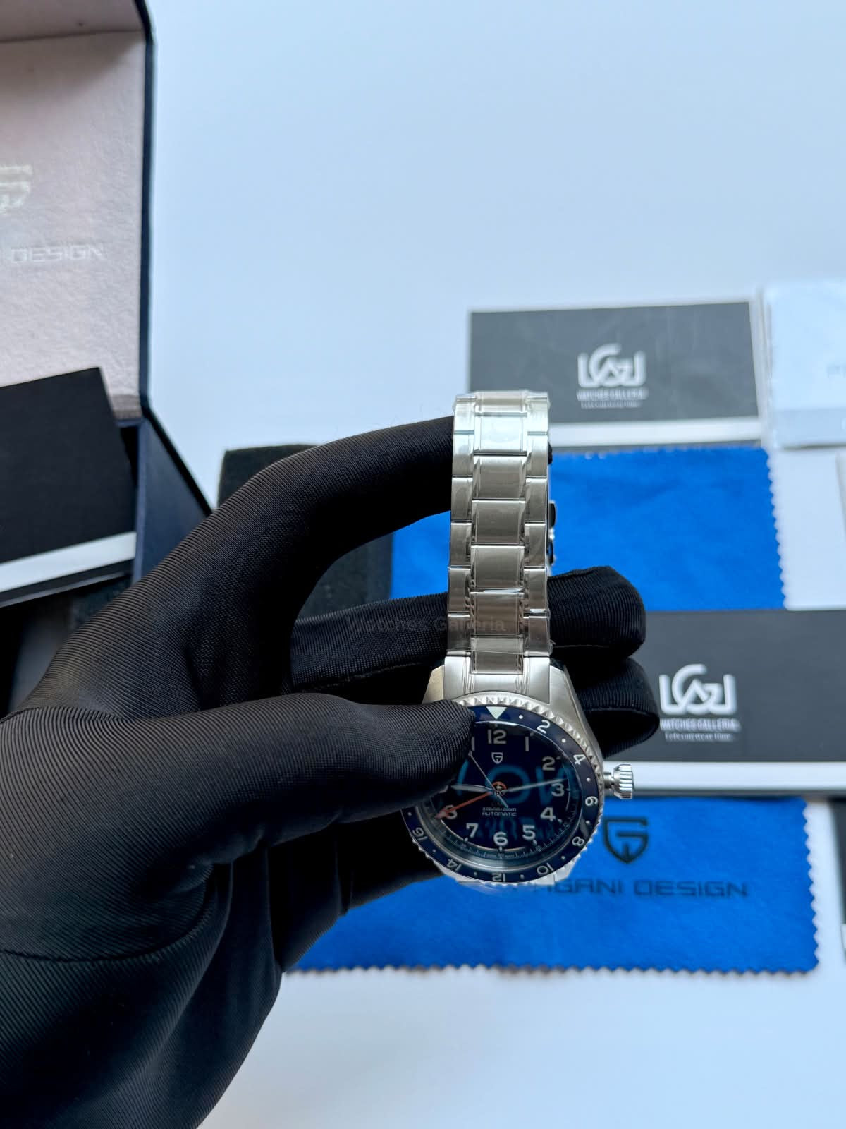 Pagani Design PD1784 GMT Automatic Watch – Seiko NH34 Dual Time Zone | 200M Waterproof Sapphire Crystal | Ceramic Bezel Luxury Sports Watch | Pagani Design Pakistan
