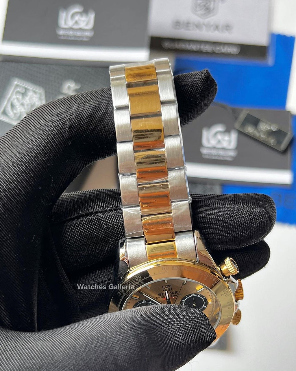Benyar Daytona Chronograph Quartz (Two Tone) BY5169