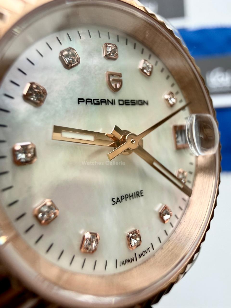 Pagani Design PD1794L Ladies Jubilee Date Two Tone Dial Watch in Pakistan – 31mm Elegant Stainless Steel Quartz Luxury Watch