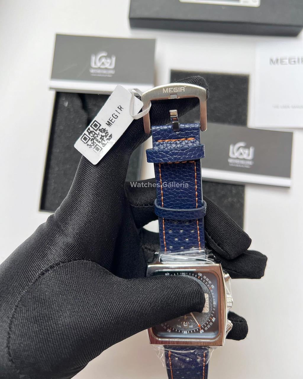 Megir Monaco Chronograph Quartz (Blue) ML2182
