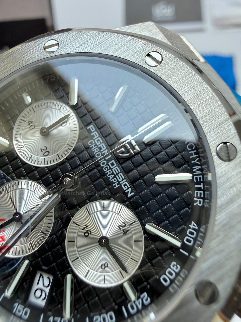 Pagani Design PD1707 Royal Oak Chronograph (Black Dial) Pagani Design Pakistan