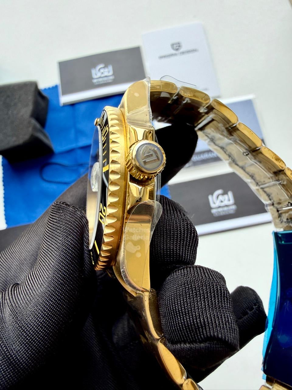 Pagani Design PD1661 Submariner (Gold Black) Pagani Design in Pakistan