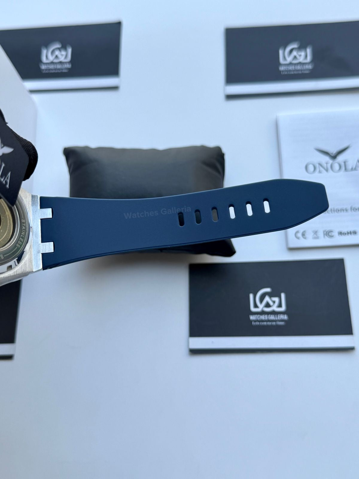 Onola 3834 Royal Oak Offshore Skeleton Blue 46mm Automatic – Premium Sports Watch