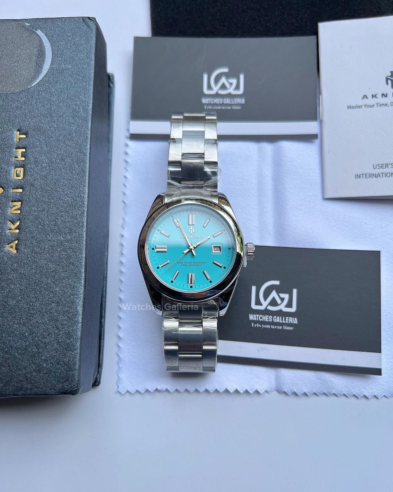 Aknight Oyster Perpetual Quartz (Tifanny Blue) AK2113