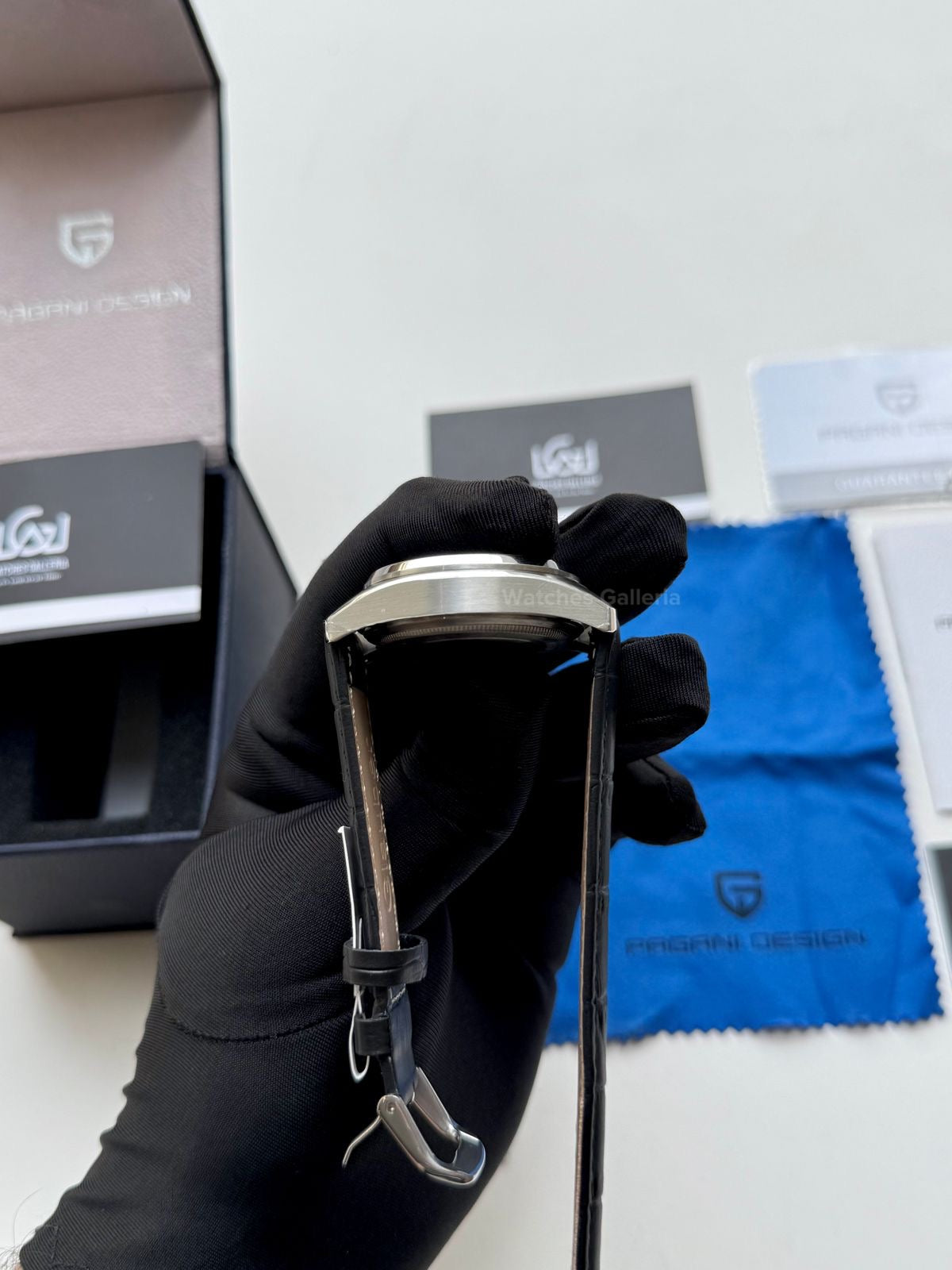 Pagani Design PD1717 Spirit Pilot (Blue/Black Leather Exclusive) Pagani Design Watch Pakistan