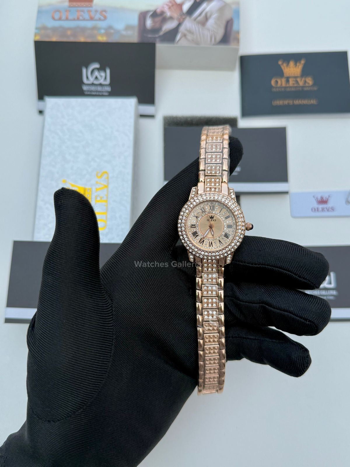 Olevs Stones Women Watch Quartz Olevs9943 Watches Galleria