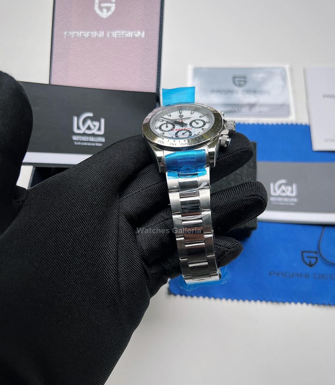 Pagani Design Daytona Quartz (White) PD1727