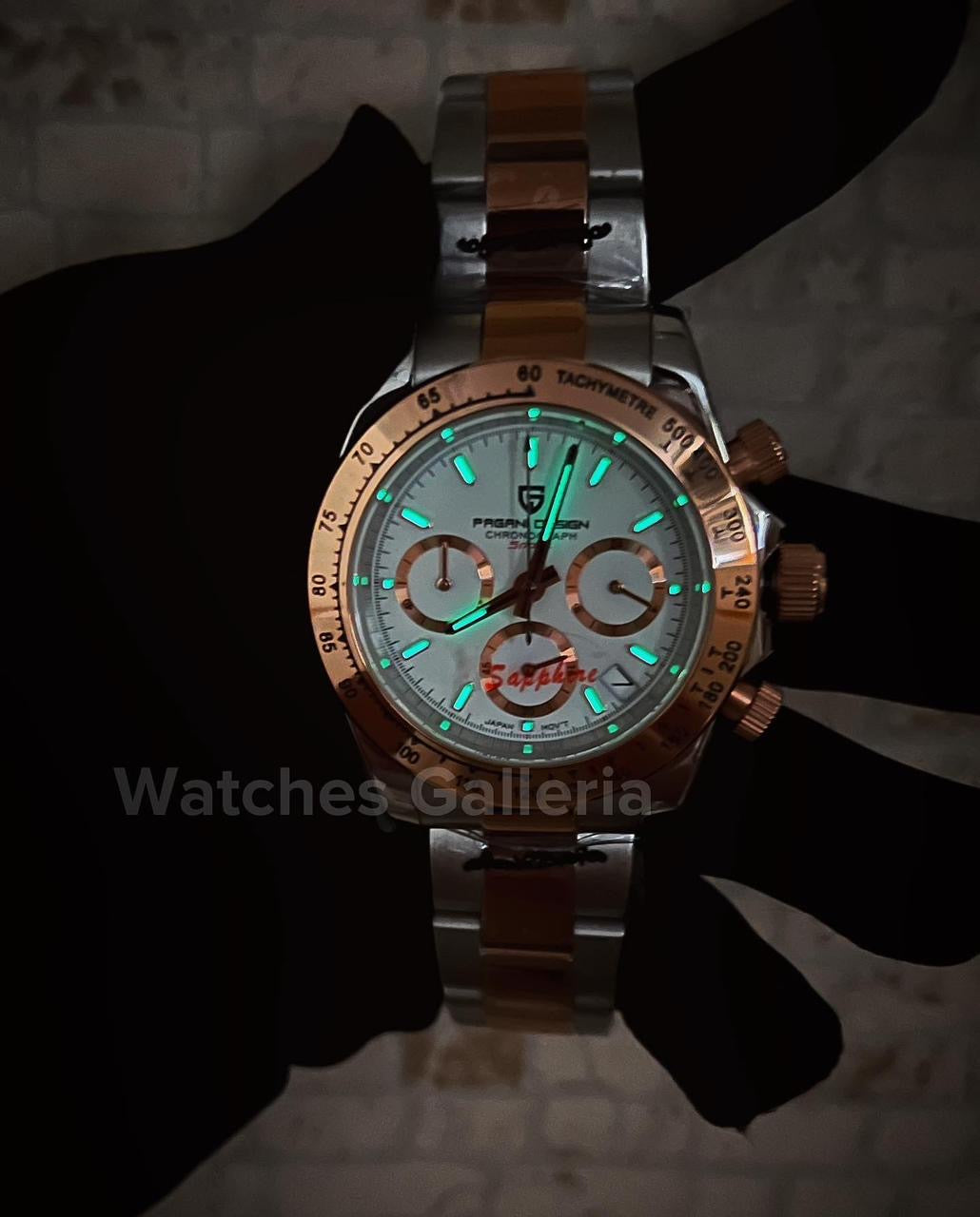 Pagani Design Daytona Quartz (Two Tone White) PD1644