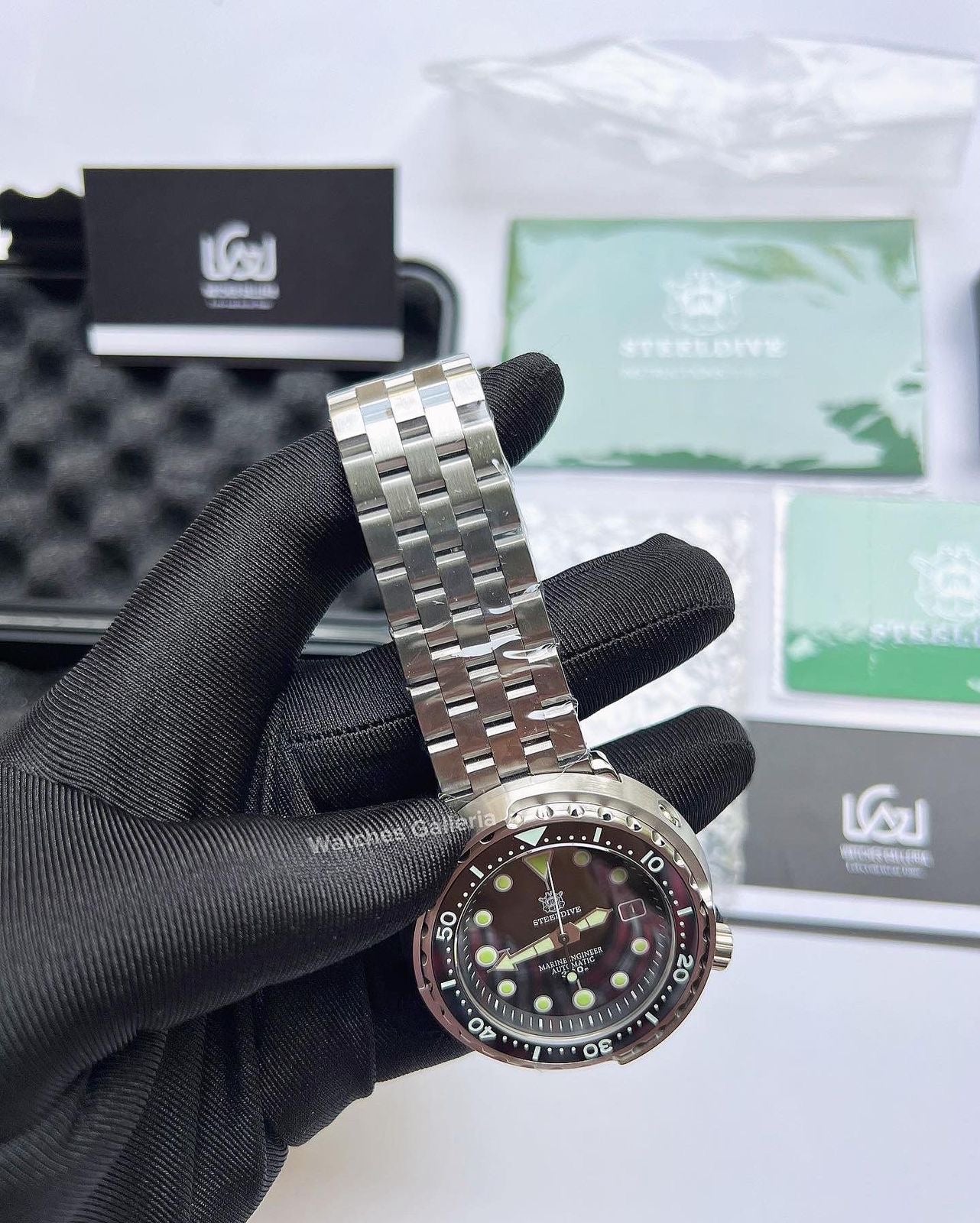 Steeldive Tuna MarineEngineer Automatic (Black) SD1975