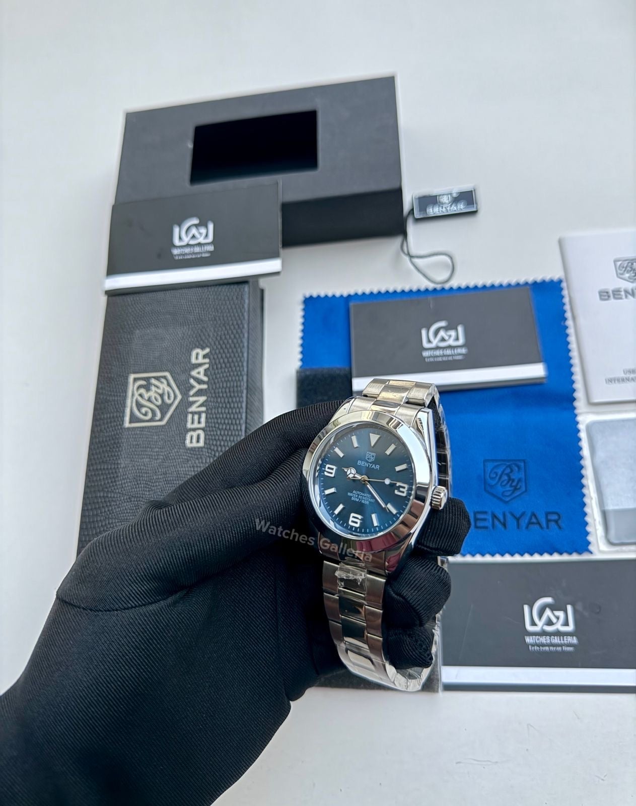Benyar Explorer Automatic (Blue) BY5177 Watches Galleria