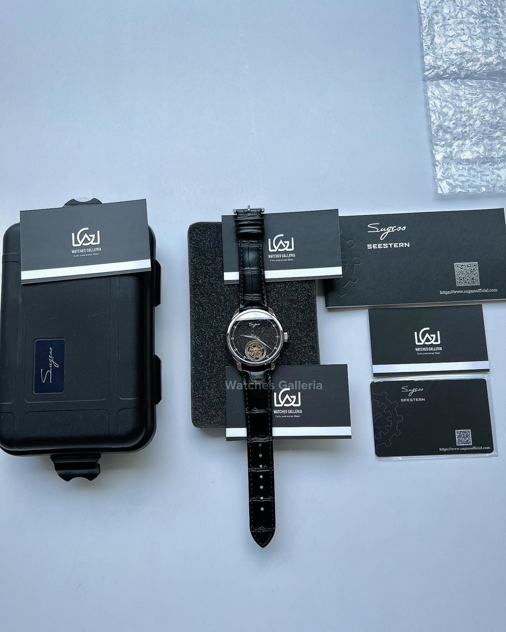 Suguess Tourbillon Master Automatic (Black) SU8230STRF Watches Galleria