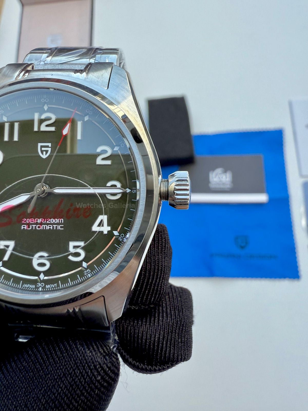 Pagani Design Spirit Pilot Automatic (Green) PD1717 Watches Galleria