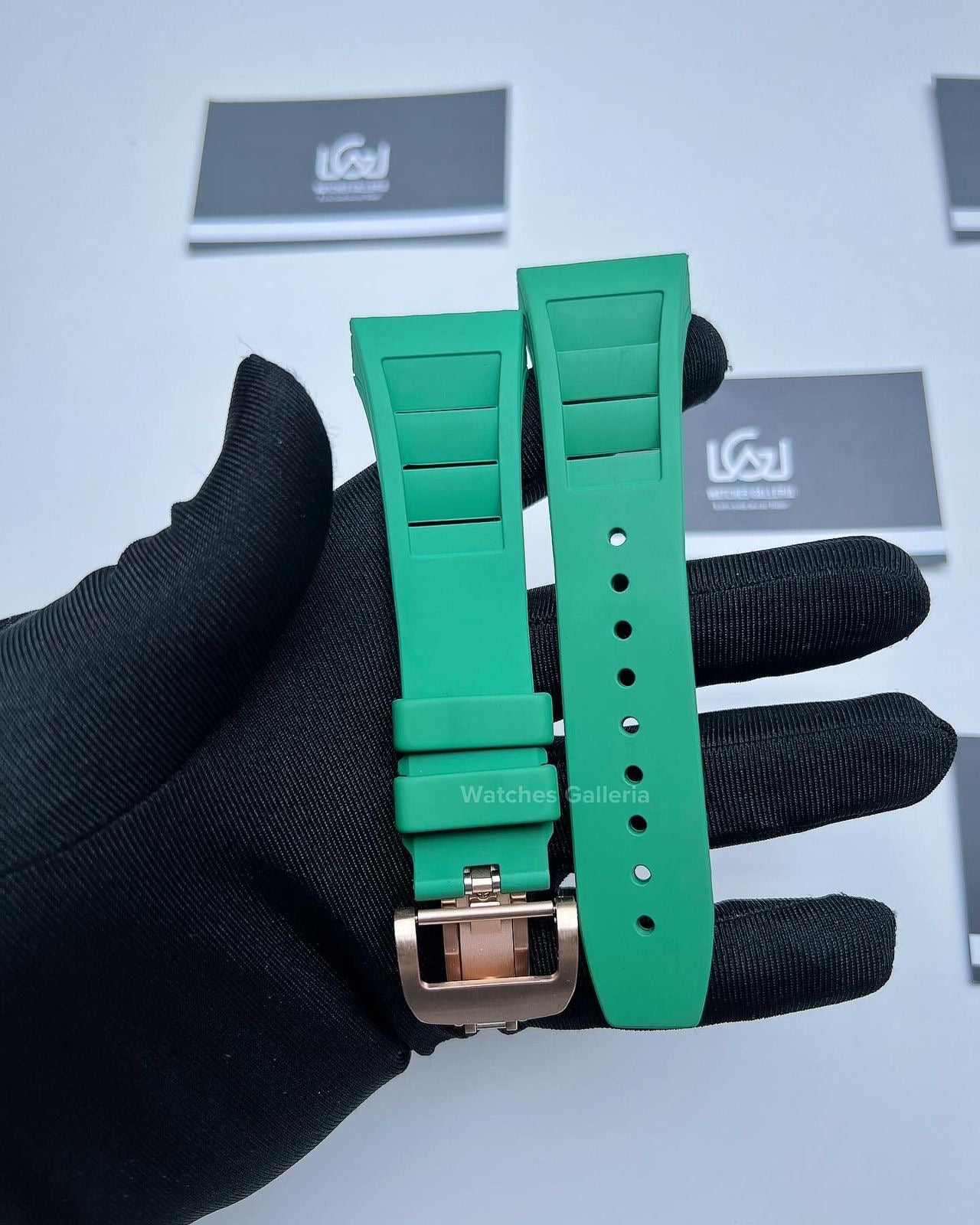 Apple Watch Tonneau Modification Kit Rubber Straps (Green) APB1621 44mm 45mm