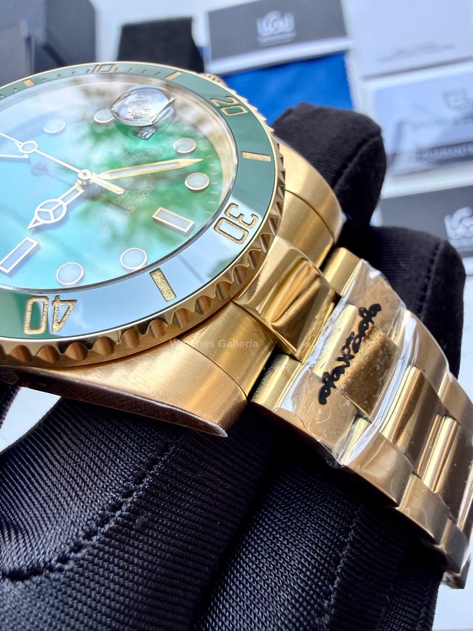 Pagani Design PD1661 Submariner Hulk (Gold Green) Pagani Design in Pakistan