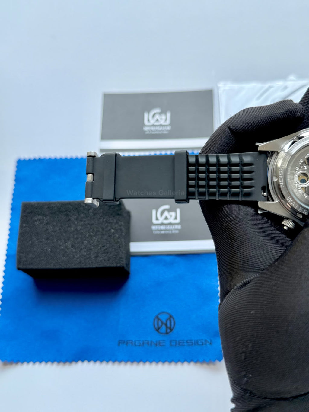 Pagani Design PG1666 Daytona Rainbow Limited Edition Black Automatic Chronograph Watch | 40mm Sapphire Crystal | HZ2196G Movement | 100M Water Resistant