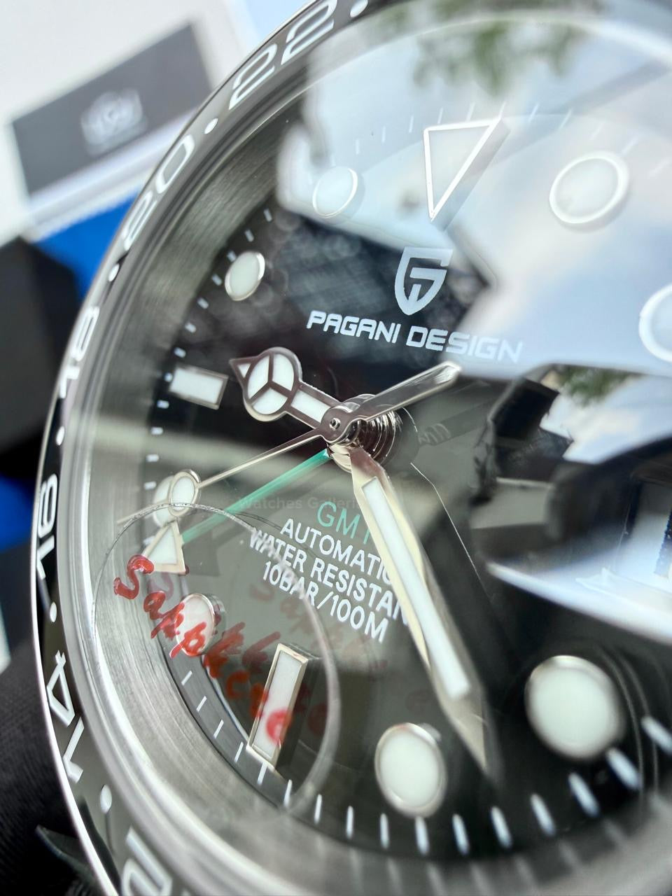 Pagani Design PD1662 GMT Master II Jubilee Edition Automatic (All Black) Pagani Design in Pakistan