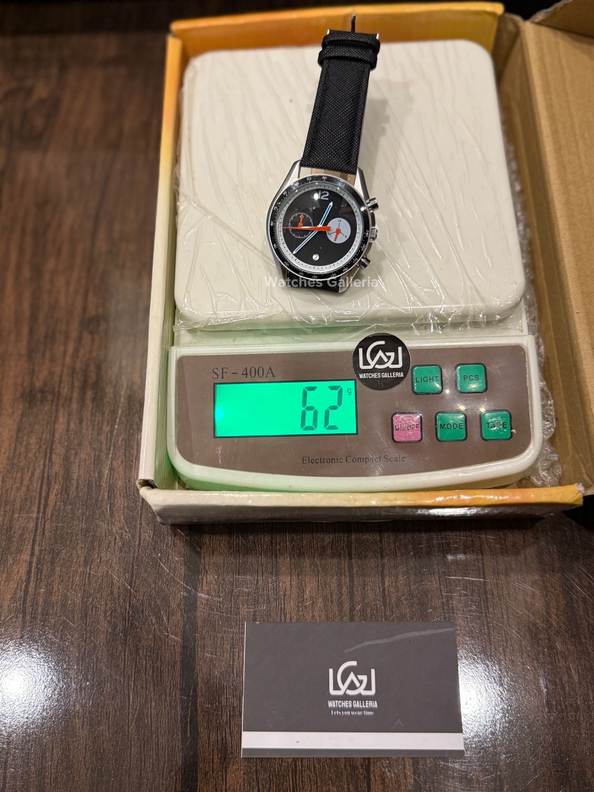 Ciloa Chronograph Leather Quartz (Black) ciloa507 Watches Galleria