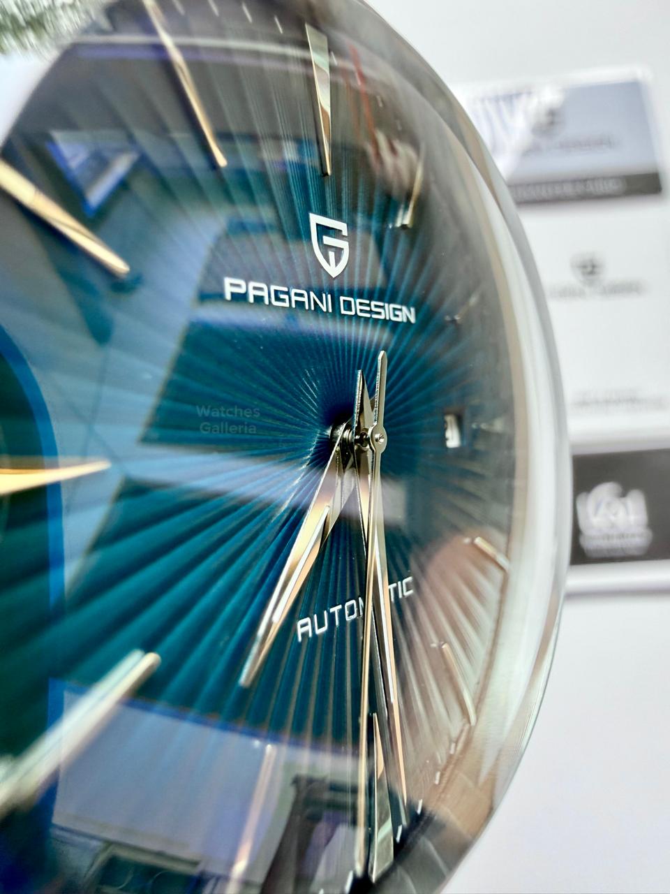 Pagani Design PD2770 Cocktail Black Dial Automatic Watch – Complete Calendar | Seagull 2813 | Leather Strap | Pagani Design Cocktail Watch | Buy Pagani Design in Pakistan
