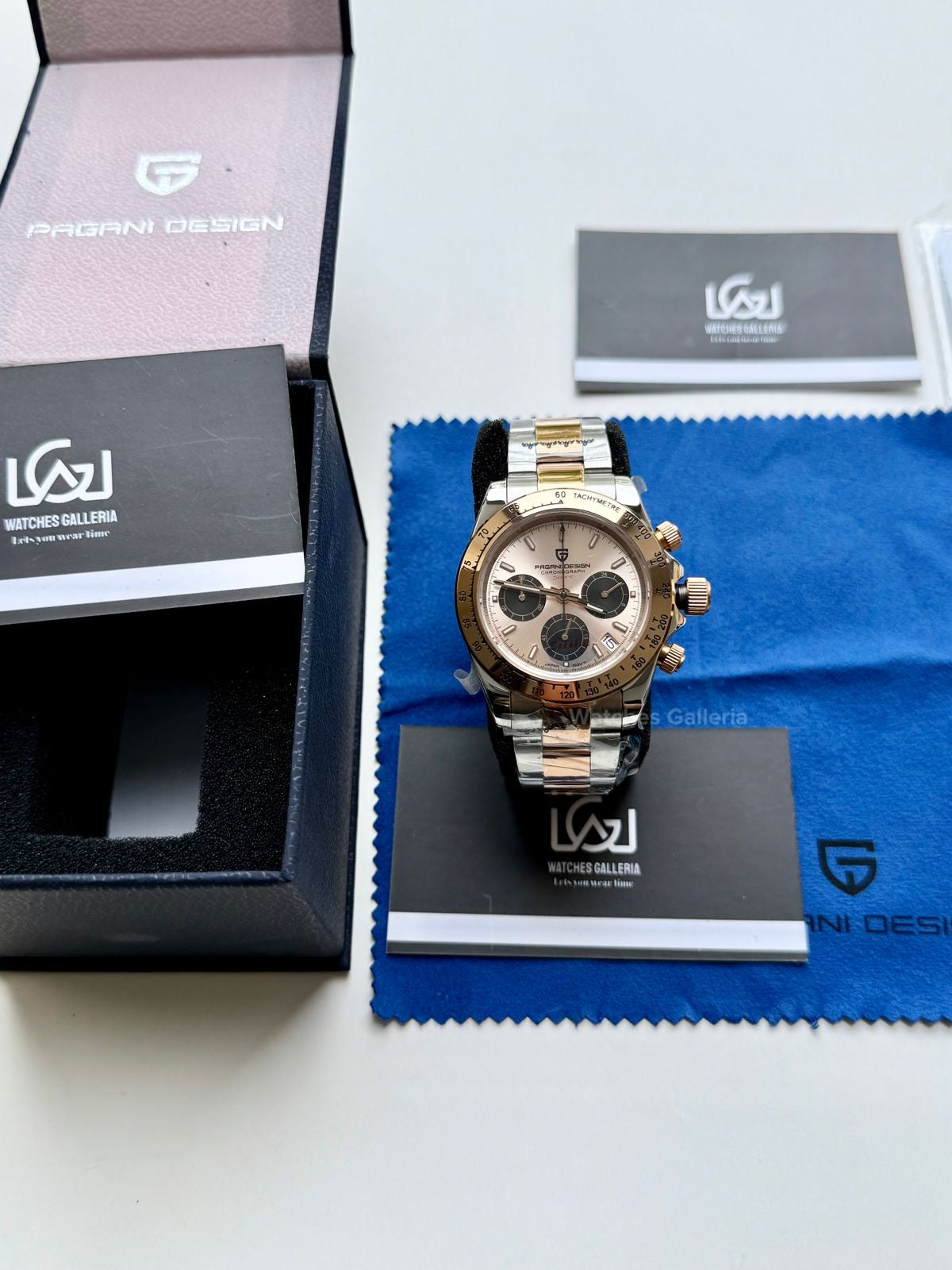 Pagani Design Daytona Quartz (Rose Gold Two Tone) PD1644