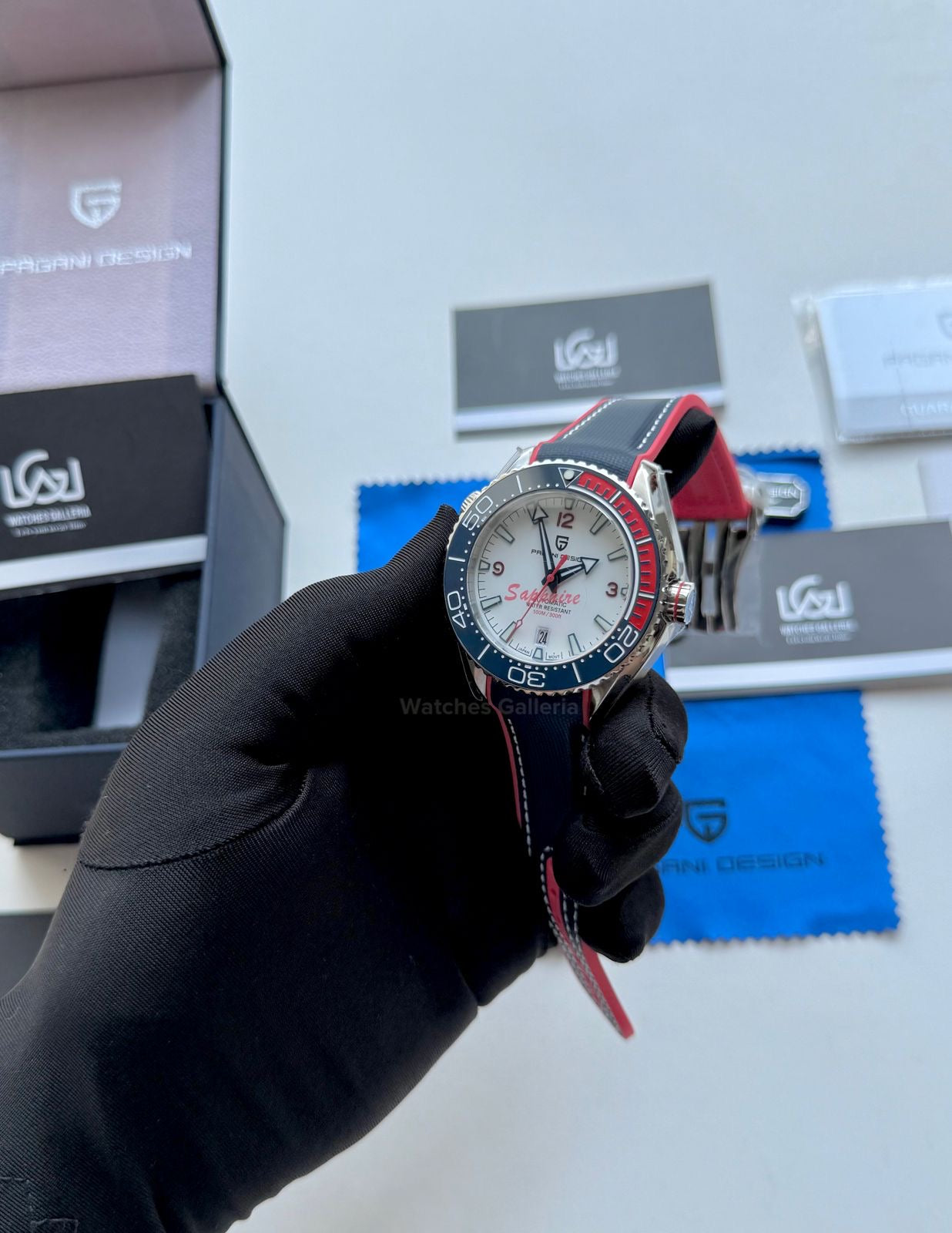 Pagani Design Sea Master Planet Ocean Automatic PD1679 (Blue/White) Pagani Design in Pakistan