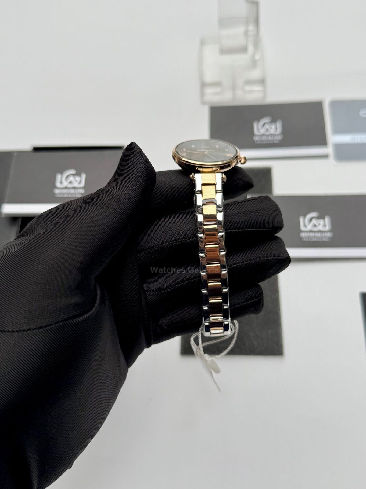 Crrju 2178 Ladies Watch Quartz (Rose Gold/Black) CRRJU Watch Pakistan