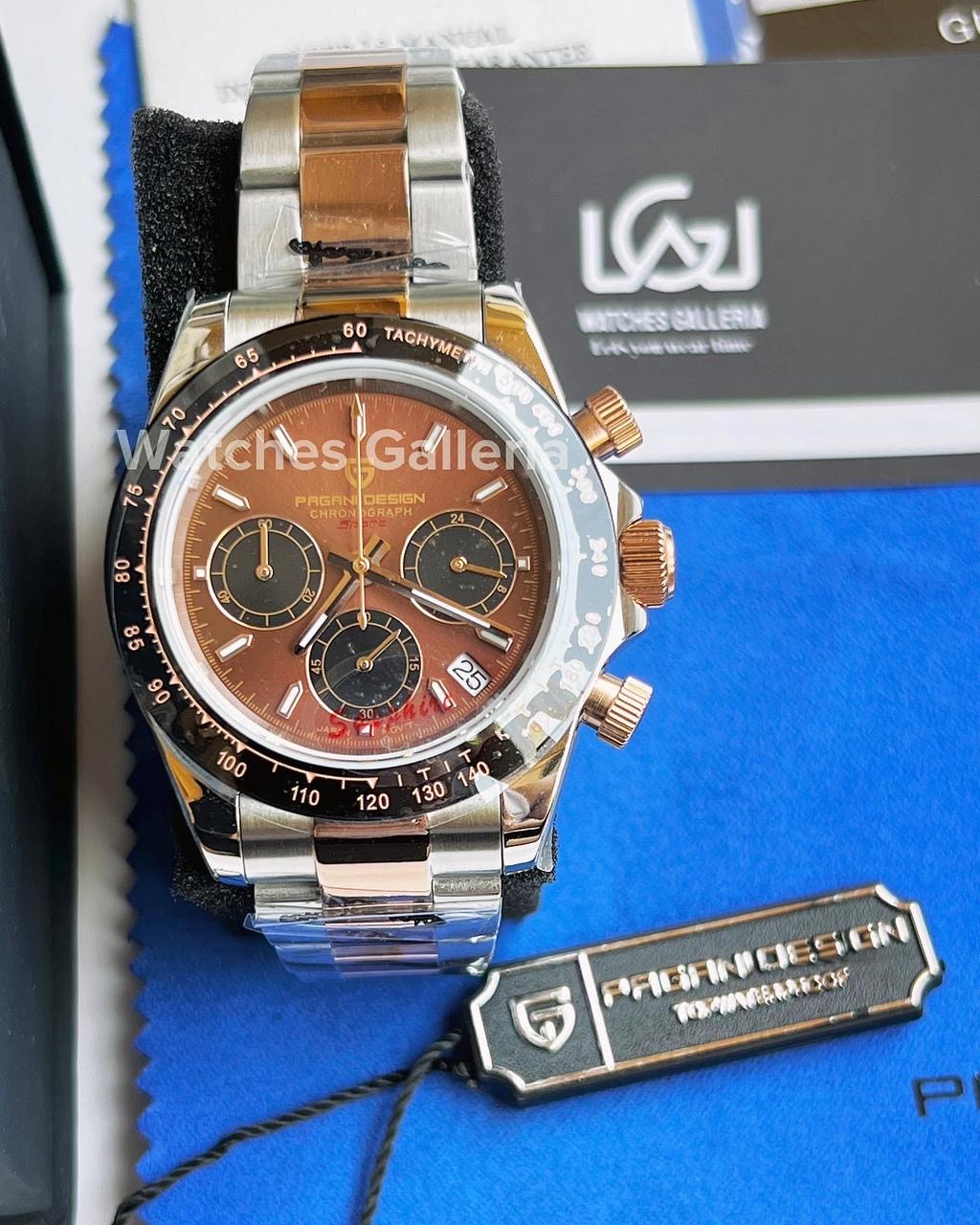 Pagani Design Daytona Quartz (Two Tone Chocolate) PD1644