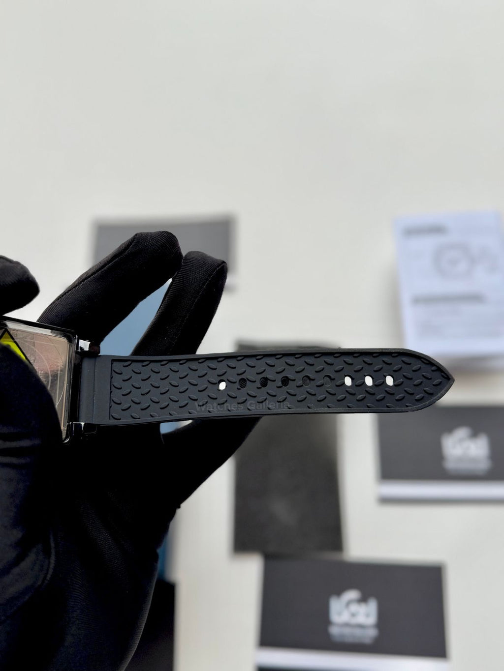 Lige Watch LG8935 Square Chronograph (Black) Lige Watch Pakistan