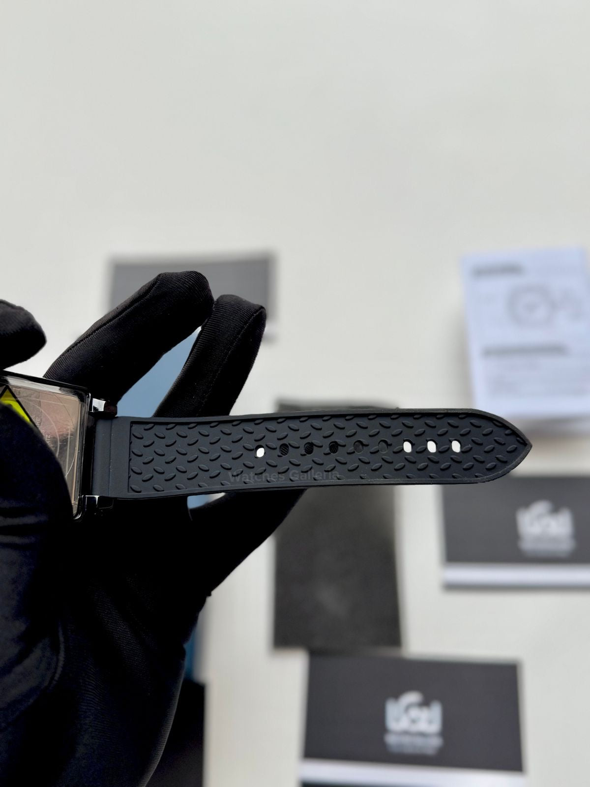 Lige Watch LG8935 Square Chronograph (Black) Lige Watch Pakistan