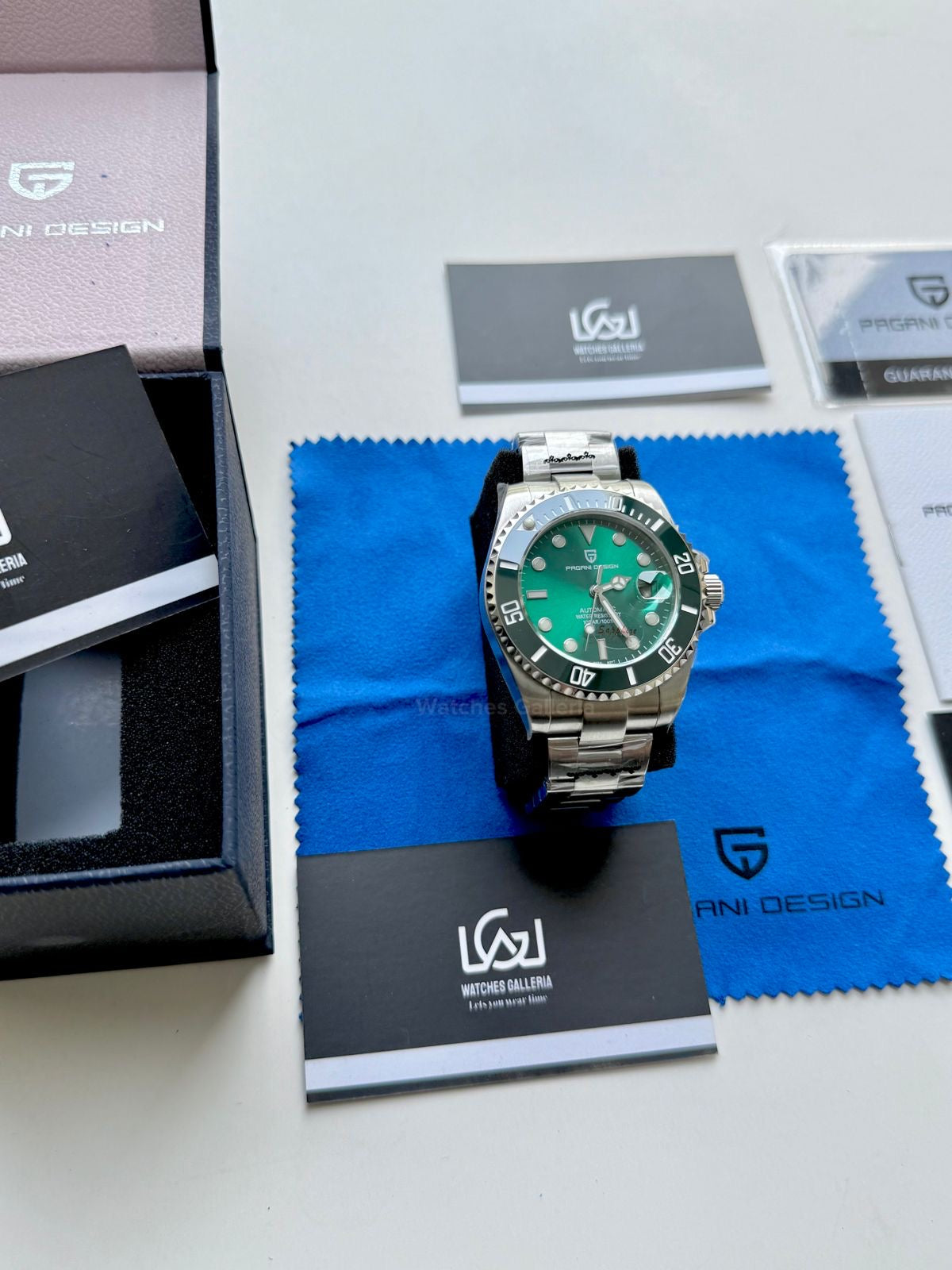 Pagani Design Watch PD1639 Submariner Automatic (Hulk) Pagani Design in Pakistan