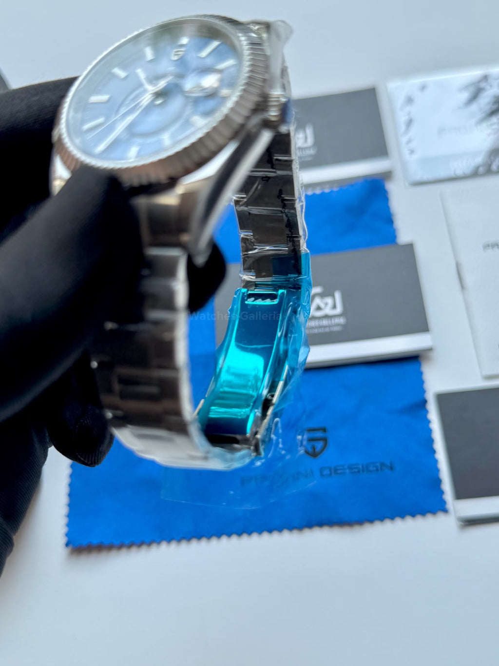 Pagani Design PD1888 Sky Dweller Oyster Blue Automatic GMT Watch for Men Sapphire Crystal Original Pagani Design Watch Pakistan