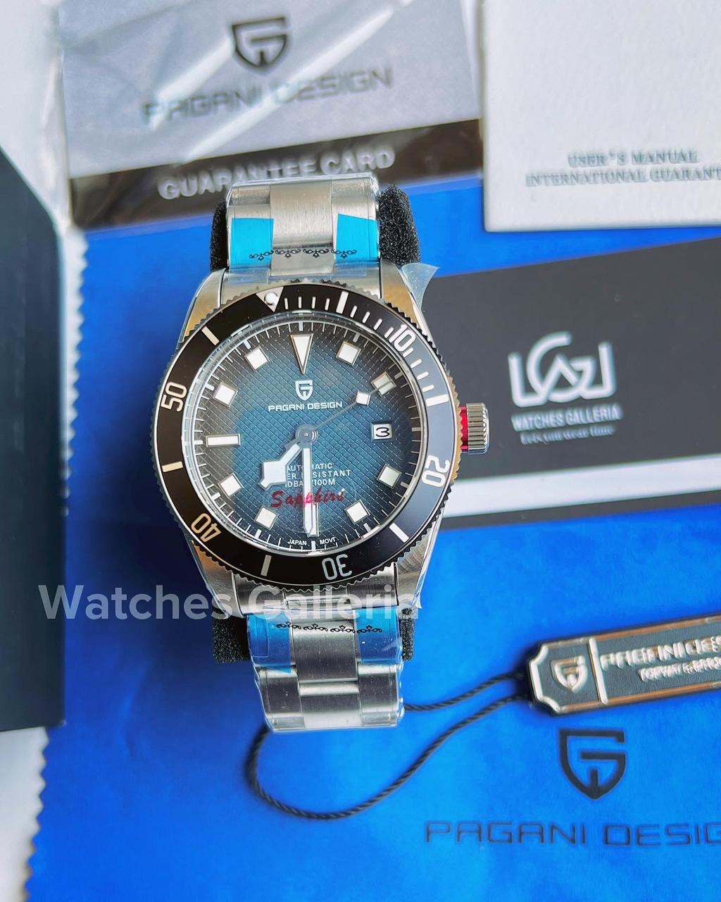 Pagani Design Black Bay Automatic (Black Blue Gradient) PD1671 “DISCONTINUED”