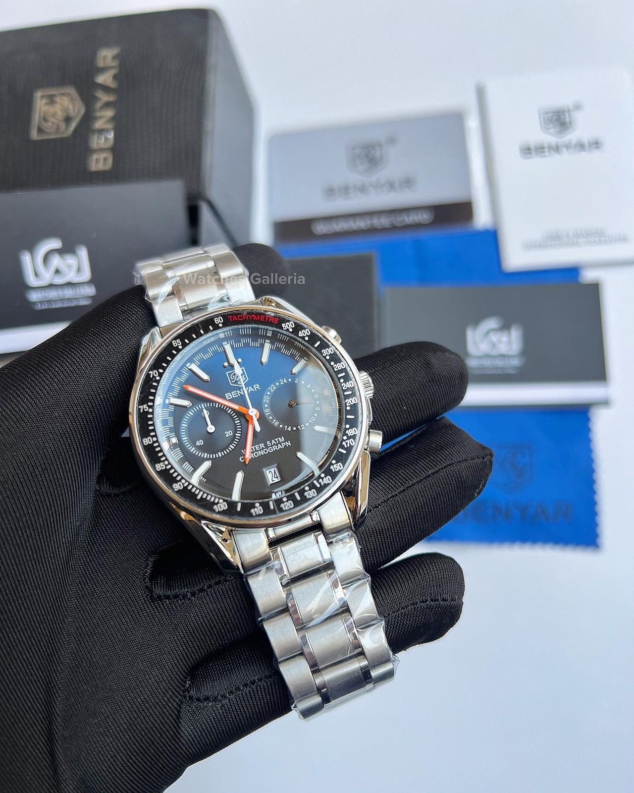 Benyar Black Bay Chronograph Quartz (Blue) BY5194