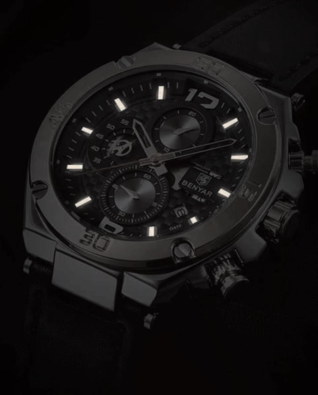 Benyar Chronograph Quartz (Blue Silver) BY5151