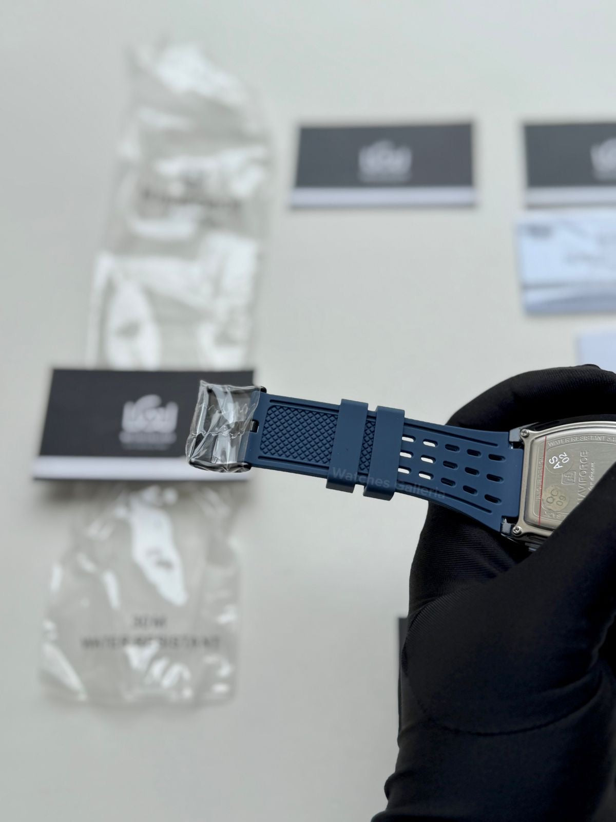 Naviforce NF7105 Tonneau (Blue) Naviforce Watch Pakistan